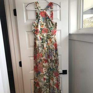 Floral flowy long dress